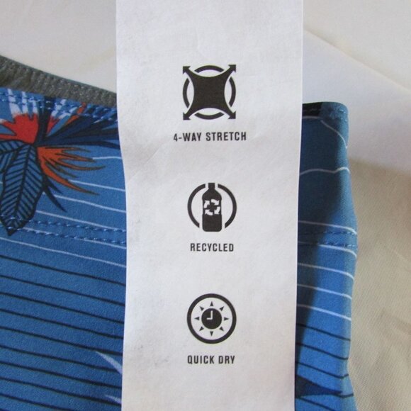 Hurley Men's Phantom Weekender 20" Boardshorts Swim Trunks Rift Blue - Picture 3 of 3